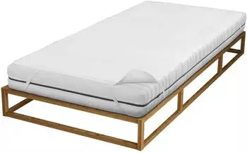 Biberna Sleep & Protect Matratzenauflage Molton, 3-lagig, Silver Protect, 90x190cm (248945-0)
