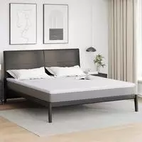 vidaXL Kokosnuss Topper Wei&szlig; 200 x 200 cm Jacquard-Stoff