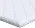 vidaXL Kokosnuss Topper 200x200cm Jacquard-Stoff, weiß (4106400)