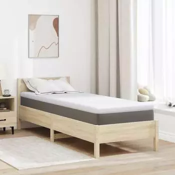 vidaXL Matratzentopper 80x200cm Jacquard wei&szlig; (4106221)