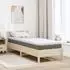 vidaXL Matratzentopper 80x200cm Jacquard weiß (4106221)