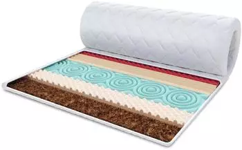FDM FRUTI KOKOS Matratzentopper 80x200cm, HR-Schaum, 5cm, H3/H4 (NAKLADKA-FRUT-KOKO-080-200)