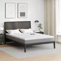 vidaXL Matratzenauflage Wei&szlig; 140 x 190 cm Jacquard Stoff