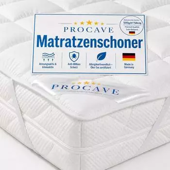 ProCaVe Matratzenschoner atmungsaktiv 80x160cm 4 Eckgummis (5460)