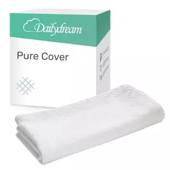 Dailydream Topper Ersatzbezug Pure 120x200x5cm, 60% Polyester 40% Viskose (NIVG4014)