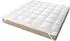 Jekatex Soft Touch Duo-Bed Topper Matratzenauflage 140x200cm, Hohlfaser, weiß