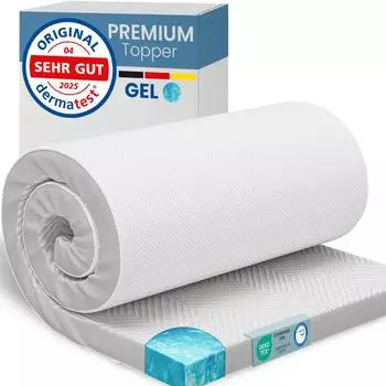 Eloneo Gel Topper Gel-Memory-Schaum 5cm 120x200cm