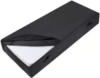 LuxusKollektion Matratzenhülle 90x200x26cm, 420D Oxford, staubdicht, mit Tragegriffen