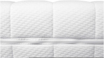 AM Qualitätsmatratzen Hochwertiger Matratzenbezug Komfort Doppeltuch 200 x 200 x 20 cm