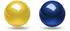 Perixx PERIPRO-303 2 Glossy 34mm Trackballs Set