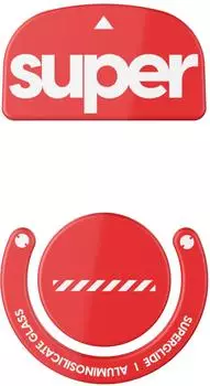 Pulsar Superglide Mausfüße für Logitech G Pro X Superlight (Rot, Superglide 2), LGSSGR2