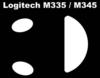 COREPAD cs28270 Skatez Ersatz-Mausfüße für Logitech M335/M345 (2 Sets...