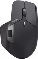 Rapoo MT760L, rechts, Optisch, RF Wireless + Bluetooth, 3200 DPI, Schwarz, Grau