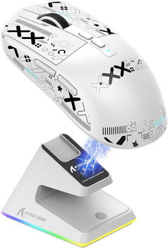 ATTACK SHARK X6 White with Tape