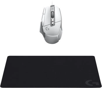Logitech G502 X (wei&szlig;) Bundle mit Mauspad G240