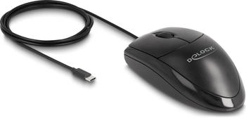 DeLock Optische USB Type-C Desktop Maus 12114