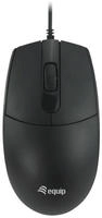 EQUIP USB Silent Mouse schwarz, USB