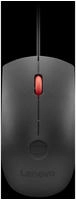 Lenovo - Maus - optisch - 3 Tasten - kabelgebunden - USB - Schwarz, Rot