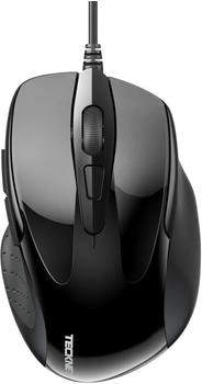 TeckNet USB 6400 DPI 4 Adjustable DPI with 6-Button Corded Mouse Optical Computer Mouse with Ergonomic Design for Laptop Chromebook PC Desktop Mac Notebook