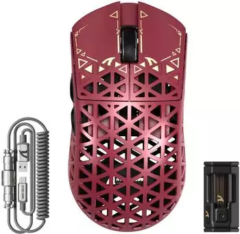 ATTACK SHARK R5 Ultra Red Carbonfaser