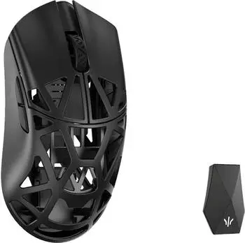 WLMouse Beast X Max Black Magnesium Solid Side (Omron)