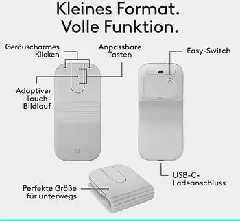 Logitech Mobi Fold Off-White