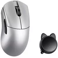 WLMOUSE HUAN Gaming Maus, Omron Optical Switches - silber (HUAN-SILVER-O)