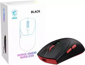 MSI Forge GM340 Wireless Black
