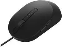 Dell MS3220 - Maus - Laser - 5 Tasten - kabelgebundenUSB 2.0 - Schwarz - mit 3