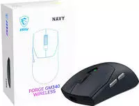 MSI Forge GM340 W Navy WIRELESS Gaming Maus