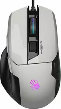Bloody W70 Max Panda White Gaming-Maus, optisch RGB 10000CPI (W70 MAX PANDA WHITE)
