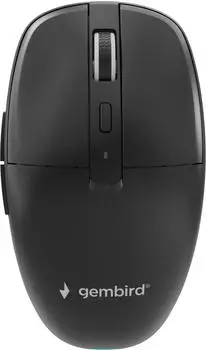 Gembird Dual-Mode 6-Tasten kabellose Maus, schwarz (MUSW2-6B-01)