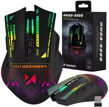 Wozinsky WMGB-3200 kabellose optische Gaming-Maus RGB 3200DPI (WMGB-3200)