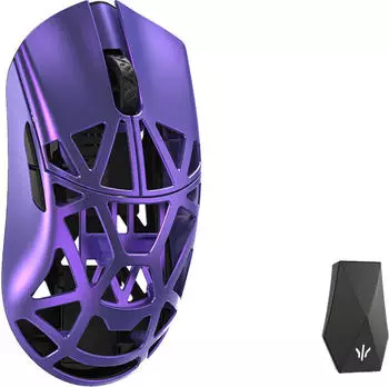 WLMouse Beast X Max Purple Magnesium Solid Side (Omron)
