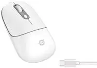 Conceptronic Optische Maus USB-C Silent+Scrollrad ws - Maus - 800 dpi