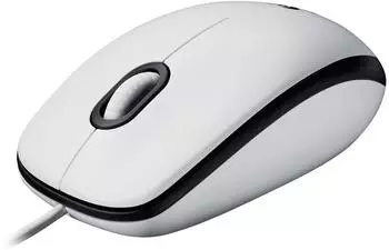 Logitech M100 Refresh 2022 Optical Mouse wei&szlig;, USB (910-006764)