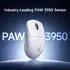Mchose L7 Ultra+ 8K Lightweight Wireless Gaming Mouse, weiß, USB/Bluetooth (HW-L7-13KH)