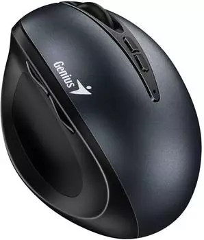 Genius Ergo 8300S Wireless Vertical Ergonomic Silent Mouse Iron Grey, USB (31030037401)