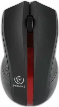 Rebeltec Galaxy Wireless Mouse schwarz/rot, USB (RBLMYS00035)