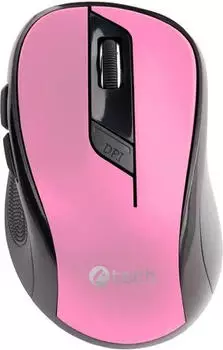 C-Tech WLM-02P Wireless Office Mouse rosa/schwarz, USB