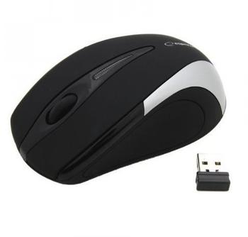Esperanza EM101S Wireless Optical Mouse schwarz/silber