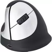 R-Go Maus HE ergonomisch links Bluetooth gro&szlig; schwarz/silber retail (RGOHEWLL)