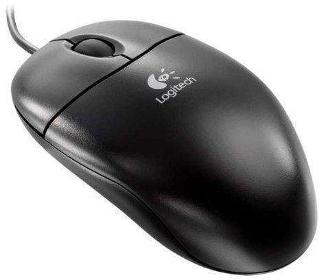 Logitech S96 Optical Wheel Mouse schwarz (953688-1600)
