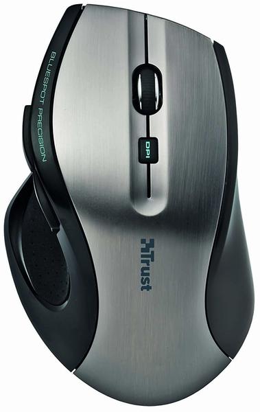 Funkmaus Ausstattung & Leistung Trust MaxTrack Optische Wireless Mouse schwarz/grau (17176)
