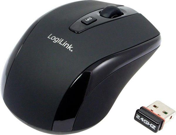 LogiLink Optische Mini Funk Maus 2.4 GHz (schwarz)