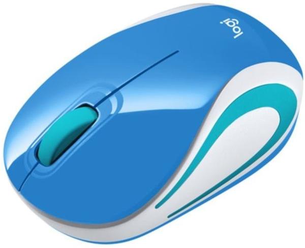 Notebook-Maus Software & Leistung Logitech Mini Mouse M187 (blau)
