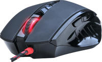 A4Tech V8M - USB - Optisch - Spielen - Schwarz - Rot - 12.3 cm - 8.2 cm (A4TMYS43935)