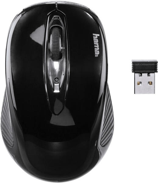 Hama AM-7300 Wireless Optical Mouse schwarz/apfelgrün (00086567)