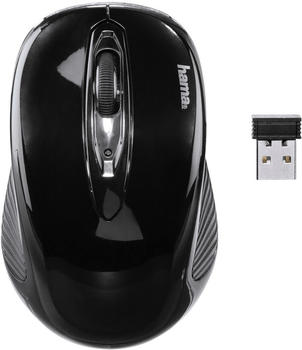 Hama AM-7300 Wireless Optical Mouse schwarz/brombeer (00086565)