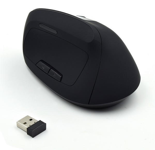 ewent Wireless Ergonomic Mouse schwarz (EW3158)